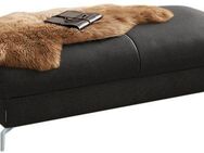 W.SCHILLIG Polsterhocker piedroo, Designsofa mit tollem Sitzkomfort, bequem, L-Form, Füße in Silber matt