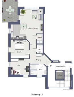 Ihr Wohnglück zur Miete! *Seniorengerechte Wohnung im Zentrum von Westerkappeln* - Westerkappeln