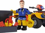 SIMBA Spielzeug-Auto Feuerwehrmann Sam, Quad Mercury mit Figur
