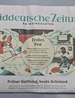 Süddeutsche Zeitung An Weihnachten 2025 Woche 52 24. 25. 26.12.2025 Dezember - Essen