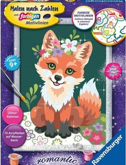 Ravensburger Malen nach Zahlen Blumiger Fuchs, Made in Europe