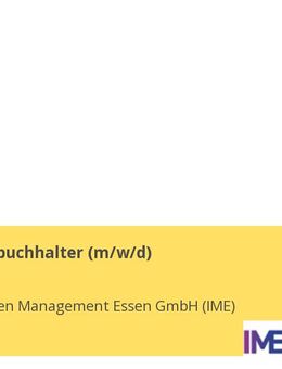 Kreditorenbuchhalter (m/w/d) - Essen