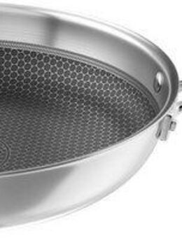 Elo Premium Bratpfanne Relief Evolution, Edelstahl 18/10 (1-tlg), einzigartiges Öl Dosiersystem, Induktion