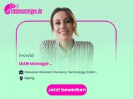LEAN Manager (m/w/d) - Leipzig