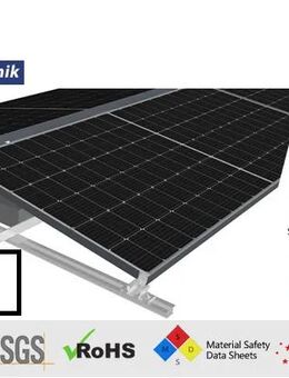 OST - WEST o. SÜD Flachdach Konstruktion 6 Module o. Balkonkraftwerk - Iserlohn