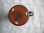 Ton/Keramik-Henkel-Ziergefäß,ca. 15x9 cm,Alt - Linnich