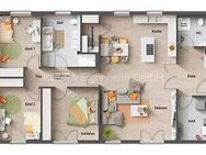 Festpreis! Bauzeitgarantie! Bungalow, 131 qm, mit PVA, Doppelte Glastüre, Elektrische Rollläden und vieles mehr, in Gerstungen - Gerstungen