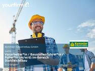 Vorarbeiter*in / Baustellenführer*in / Polier*in (m/w/d) im Bereich Stahlleichtbau - Erlangen