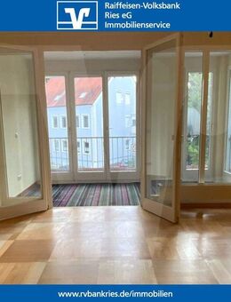 2-Zimmer-Eigentumswohnung mit großzügiger Loggia und Stellplatz direkt vor der Nördlinger Stadtmauer - Nördlingen