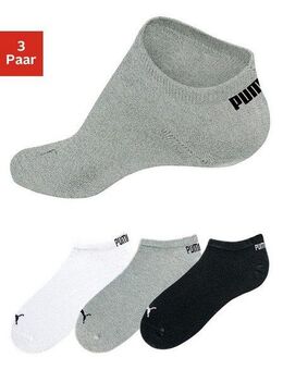PUMA Sneakersocken (3-Paar) mit eingestricktem Markenlogo