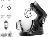 KENWOOD Küchenmaschine Titanium Chef Baker KVC85.004BK, 1200 W, 5 l Schüssel, Zubehör, Gratis Wert: UVP 319,- Gratis Mixaufsatz + Schnitzelwerk