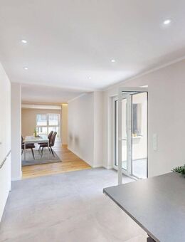 Licht, Stil & Raumgefühl: Charmante 3-Zi.-Wohnung mit Anbau, Terrasse & hochwertiger Einbauküche - Birkenau