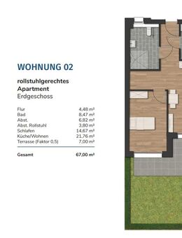 Havencity - Modernes Wohnen am Südstrand WE2 - Rollstuhlgerechtes Apartment - Steuersparmodell - Wilhelmshaven