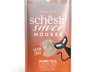 Schesir Silver Mousse 12 x 80 g - Lachs und Huhn