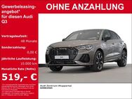 Audi Q3, SPORTBACK S LINE 35 TFSI 110(150 digitales, Jahr 2024 - Wuppertal