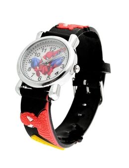Kinderuhr Spiderman Marvel Superheld Comic Action Armbanduhr Schwarz - Lübeck