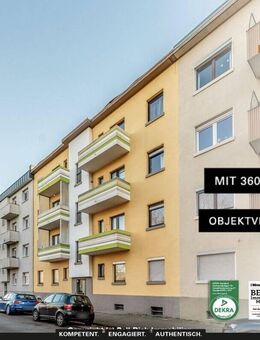 ÜBERZEUGEND: Stilvolle 3-Zimmer Wohnung mit Tageslichtbad, Einbauküche und Balkon in Karlsruhe - Karlsruhe