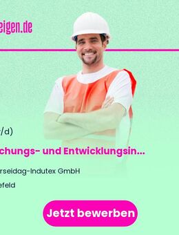 Forschungs- und Entwicklungsingenieur (m/w/d) Polymermaterialien - Krefeld
