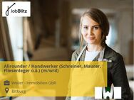 Allrounder / Handwerker (Schreiner, Maurer, Fliesenleger o.ä.) (m/w/d) - Bitburg
