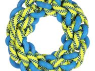 Flamingo Hundespielzeug Tofla Ring und Schnur - Größe S: Ø 17 x H 5 cm
