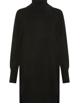 BOSS ORANGE Strickkleid Feringatessa Premium Damenmode Relaxed Fit, mit Schlitzdetails, Turtle Neck