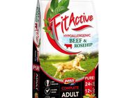 4 kg / 12 kg / 15 kg FitActive Trockenfutter zum Sonderpreis! - Pure Adult Hypoallergenic Rind & Hagebutte 12 kg