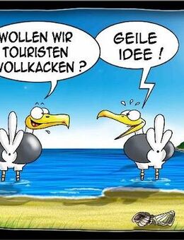 Lustige Hösti Postkarte Touristen vollkacken maritime Karte - Berlin