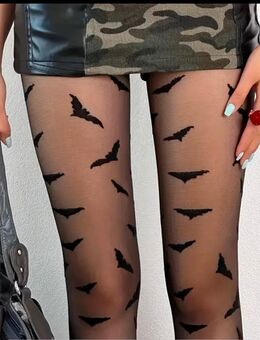 Fledermaus Gothic Punk Strumpfhose Neu - Schaafheim
