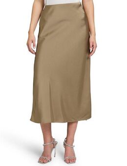 Vera Mont Maxirock Vera Mont Damen Satinrock wadenlang Material