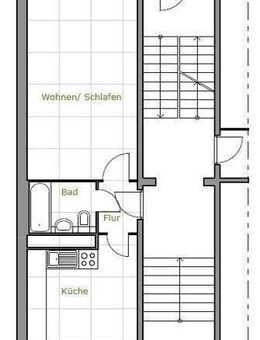 Reinkommen und Wohlfühlen: ideales 1-Zi.-Single-Appartment - Leipzig