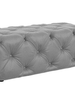 Places of Style Polsterhocker FOLLINA, Polsterhocker mit klassischer Chesterfield-Knopfheftung