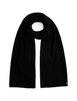 Tommy Hilfiger Schal ELEVATED CHIC FLUFFY, aus Zopfstrick, ca. 190 x 35 cm, flauschig
