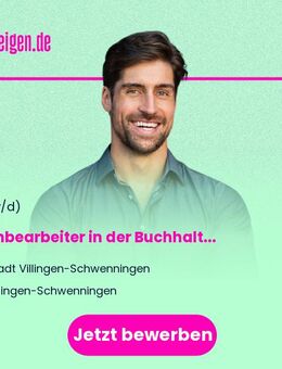 Sachbearbeiter in der Buchhaltung (m/w/d) - Villingen-Schwenningen