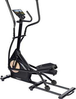 Christopeit Sport® Crosstrainer-Ergometer Fit Wheel Pro (Flüsterleise, gelenkschonend, Kinomap-App kompatibel), Schwungmasse ca. 12 kg, 32 Widerstandsstufen
