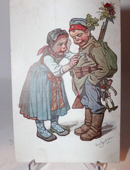 Alte Postkarte WK 1 Feldpost Bayer. Inf. Rgt. gelaufen - Nürnberg