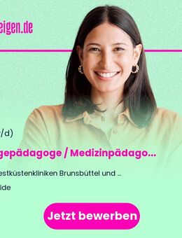 Pflegepädagoge / Medizinpädagoge (w/m/d) | Bildungszentrum für Berufe im Gesundheitswesen - Heide