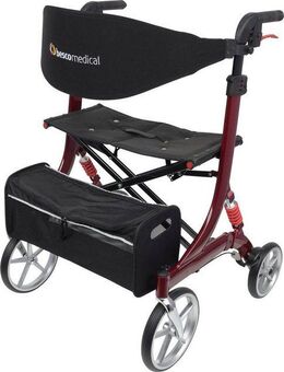 bescomedical Rollator Spring XL-Large, Größe XL-L (Sitzhöhe 58cm), höhenverstellbare Griffe