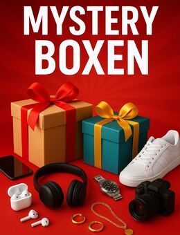 Spannung pur! Mystery Boxen ab 10–100€ mit Chance auf Bose Kopfhörer, Smartphones, Uhren, Schmuck, Technik & Premium-Überraschungen. - Stuttgart Zentrum