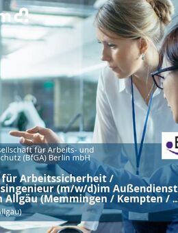 Fachkraft für Arbeitssicherheit / Sicherheitsingenieur (m/w/d)im Außendienst Großraum Allgäu (Memmingen / Kempten / Wangen) - Wangen (Allgäu)