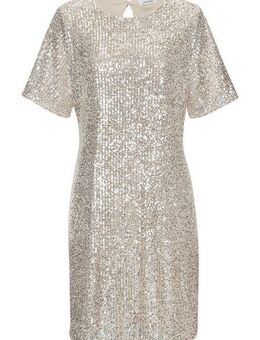 LASCANA Paillettenkleid, festlich, Glitzerkleid mit kurzen Ärmeln