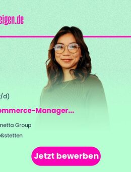 E-Commerce-Manager (m/w/d) - Meßstetten