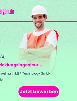 Entwicklungsingenieur (m/w/d) - Ahlen