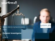 Forensic Investigator - Berlin