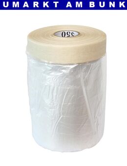 Masker-Tape 1 400 mm × 33 m – Feinkreppband mit Folienabdeckung - Gelsenkirchen