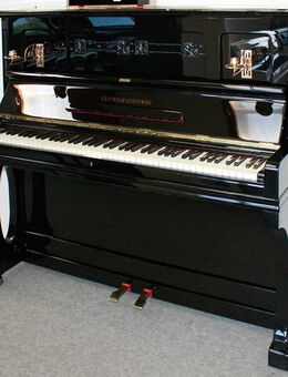 Klavier Grotrian-Steinweg 128, schwarz poliert, Nr. 29487, 5 Jahre Garantie - Egestorf