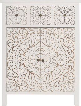 my Flair Kommode Felicitas, Kommode im orientalischem Design, 3 schubladen, doppelte Ablagfläche