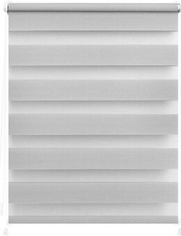 Doppelrollo Duo Rollo Klemmfix, ohne Bohren, verspannt, LICHTBLICK ORIGINAL, halbtransparent, verspannt, Klemmfix, Einfache Klemm-Montage ohne Bohren. Für Fenster & Türen geeignet.