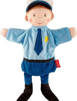 Sigikid Handpuppe Polizist, für Kasperle- oder Puppentheater
