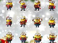 12er-Pack Minions Weihnachtsbaumschmuck – Lustige und bunte Mini-Dekorationen für jeden Anlass Set324 - Ingolstadt