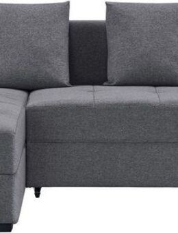 INOSIGN Ecksofa KILLAM, 217 cm, L-Form, mit Schlaffunktion u. Bettkasten, Recamiere rechts / links montierbar, in Cord und Webstoff